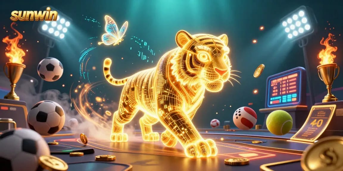 Experience thrilling wins with sunwin in a dynamic 3D casino landscape full of excitement.